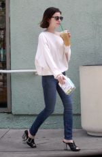 LUCY HALE Out and About in Studio City 04/07/2017