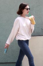 LUCY HALE Out and About in Studio City 04/07/2017