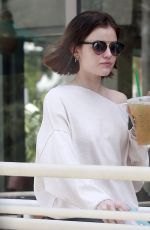 LUCY HALE Out and About in Studio City 04/07/2017