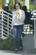 LUCY HALE Out and About in Studio City 04/07/2017