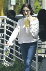 LUCY HALE Out and About in Studio City 04/07/2017