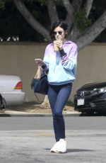 LUCY HALE Out for Coffee in Los Angeles 04/25/2017