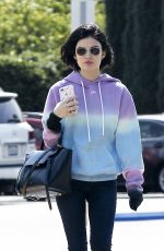 LUCY HALE Out for Coffee in Los Angeles 04/25/2017