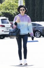 LUCY HALE Out for Coffee in Los Angeles 04/25/2017
