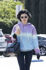 LUCY HALE Out for Coffee in Los Angeles 04/25/2017
