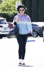 LUCY HALE Out for Coffee in Los Angeles 04/25/2017