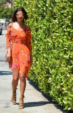 LUCY MECKLENBURGH Out for Lunch in Beverly Hills 04/19/2017