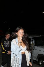MADISON BEER Leaves a Sushi Bar in Los Angeles 04/18/2017