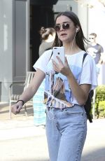 MAIA MITCHELL Shopping at The Grove in West Hollywood 04/05/2017