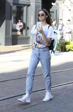 MAIA MITCHELL Shopping at The Grove in West Hollywood 04/05/2017