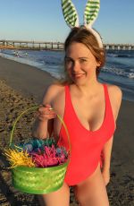 MAITLAND WARD on the Set of Easter Themed Photoshoot in Long Beach 04/15/2017