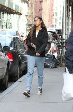 MALIA OBAMA Out and About in New York 04/10/2017