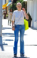 MALIN AKERMAN in Jeans Out in Beverly Hills 03/31/2017