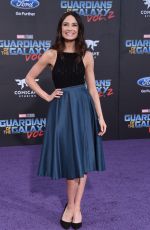 MALLORY JANSEN at Guardians of the Galaxy Vol. 2 Premiere in Hollywood 04/19/2017