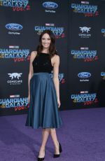 MALLORY JANSEN at Guardians of the Galaxy Vol. 2 Premiere in Hollywood 04/19/2017