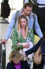 MARGOT ROBBIE and Tom Ackerley at  JFK Airport in New York 04/23/2017