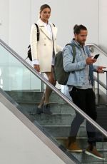 MARGOT ROBBIE and Tom Ackerley at  JFK Airport in New York 04/26/2017