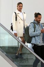 MARGOT ROBBIE and Tom Ackerley at  JFK Airport in New York 04/26/2017
