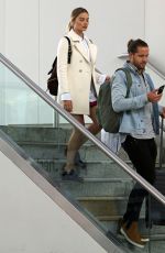 MARGOT ROBBIE and Tom Ackerley at  JFK Airport in New York 04/26/2017