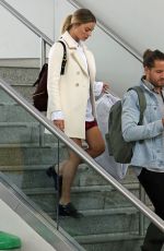 MARGOT ROBBIE and Tom Ackerley at  JFK Airport in New York 04/26/2017
