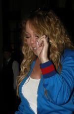 MARIAH CAREY Arrives at Beverly Wilshire Hotel in Beverly Hills 04/19/2017