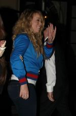 MARIAH CAREY Arrives at Beverly Wilshire Hotel in Beverly Hills 04/19/2017