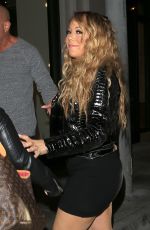 MARIAH CAREY at Catch LA Restaurant in West Hollywood 04/18/2017