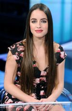 MATILDE GIOLI at Che Tempo Che Fa Show in Milan 04/02/2017