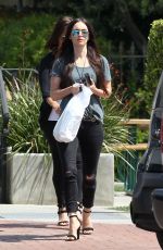 MEGAN FOX in Ripped Jeans Out Shopping in Malibu 04/07/2017