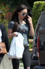 MEGAN FOX in Ripped Jeans Out Shopping in Malibu 04/07/2017