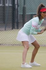 MEGAN MCKENNA and AMBER TURNER  Playing Tennis in Essex 04/20/2017