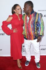 MEGAN WOLLOVER and Tracy Morgan at The Clapper Screening at 2017 Tribeca Film Festival in New York 04/23/2017