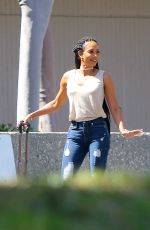 MELANIE BROWN Arrives at a Studio in Inglewood 04/13/2017