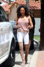 MELANIE BROWN Arrives at Her House That is up for Sale in Los Angeles 04/27/2017
