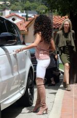 MELANIE BROWN Arrives at Her House That is up for Sale in Los Angeles 04/27/2017