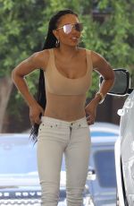 MELANIE BROWN at Subaru Dealership in Santa Monica 04/20/2017