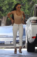 MELANIE BROWN at Subaru Dealership in Santa Monica 04/20/2017