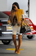 MELANIE BROWN in Over the Knee Boots Out in Los Angeles 04/10/2017