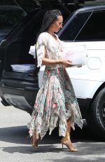 MELANIE BROWN Out and About in Beverly Hills 04/18/2017