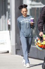 MELANIE BROWN Out for Coffee in Beverly Hills 03/31/2017