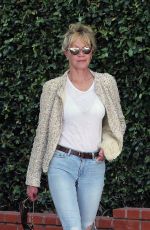 MELANIE GRIFFITH Shopping at Fred Segal in Los Angeles 04/10/2017