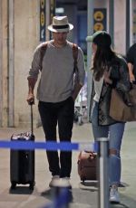 MELISSA BENOIST and Chris Wood Arriving in Vancouver 03/29/2017