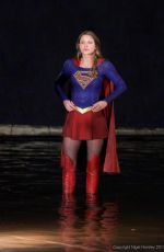 MELISSA BENOIST on the Set of 
