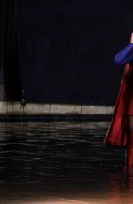 MELISSA BENOIST on the Set of 