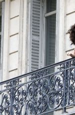 MICHELLE KEEGAN on the Set of a Photoshoot in Paris 04/04/2017