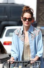 MICHELLE MONAGHAN Out Shopping  in Los Angeles 04/07/2017