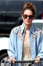 MICHELLE MONAGHAN Out Shopping  in Los Angeles 04/07/2017