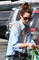 MICHELLE MONAGHAN Out Shopping  in Los Angeles 04/07/2017