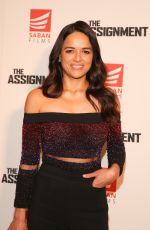 MICHELLE RODRIGUEZ at The Assignment Screening in New York 04/03/2017