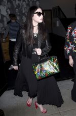 MICHELLE TRACHTENBERG Leaves Catch LA Restaurant in West Hollywood 04/13/2017